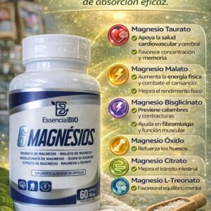 CAPSULAS 6 FORMAS DE MAGNESIO