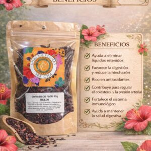 TÉ HIBISCO FLOR- INFUSION NATURAL