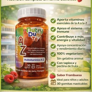 MULTIVITAMÍNICO KIDS A–Z EN GOMITAS  Nutrición completa en forma deliciosa 🍓