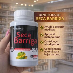 🌿 Seca Barriga – Suplemento Alimenticio 500 mg
