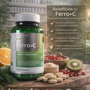 Ferro + Vitamina C – Energía, Absorción y Salud Sanguínea