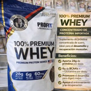 100% Premium Whey – Proteína Concentrada de Alta Calidad