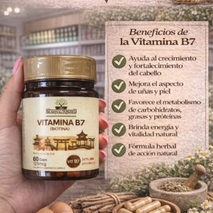 Vitamina B7 (Biotina) – Cápsulas