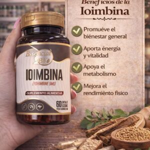 Ioimbina 5 mg – Energía, Vitalidad y Rendimiento