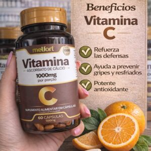 Vitamina C 1000 mg – Ascorbato de Calcio