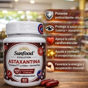 Astaxantina – Potente antioxidante para la salud celular