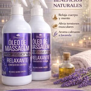 Aceite de Masaje Relajante con Lavanda – Bienestar y Calma para el Cuerpo